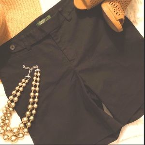EUC Ralph Lauren Black Dress Shorts Size 6